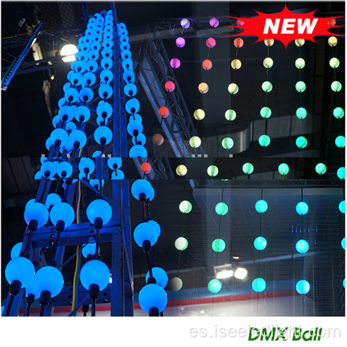 Cuerdas DMX 50mm 3D Ball Pixel Light